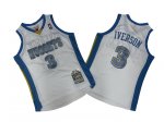 NBA 3 Iverson Nuggets 2006-07 M&N Maillot blanc